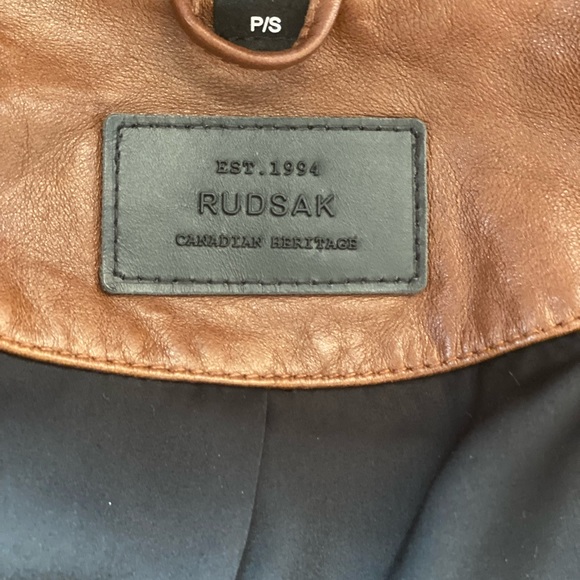 Rudsak “Tisha” brown leather jacket - Picture 5 of 5